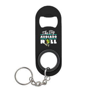 Big Avocado Roll Keychain Bottle Opener