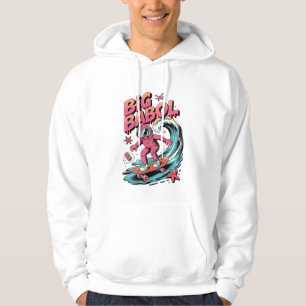 BIG BABOL Retro Skate Cosmic Wave T-Shirt Hoodie