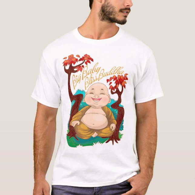 Big Baby Bliss Buddha T-Shirt (Front)
