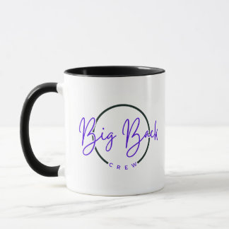 Big Back Crew Coffee Mug (Blue Font) 