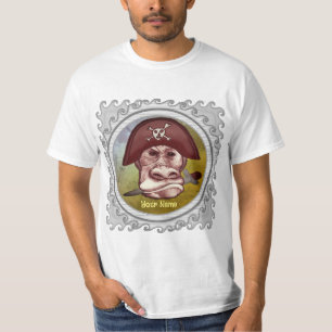 Big Bad Monkey Pirate  T-Shirt