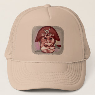 Big Bad Monkey Pirate  Trucker Hat