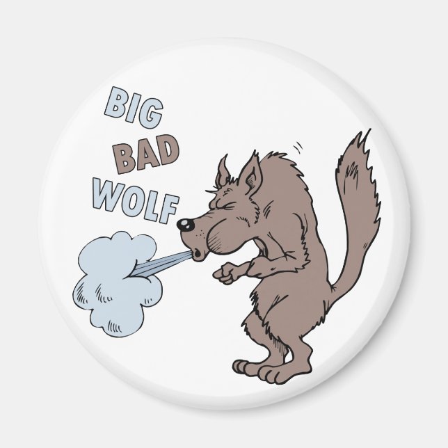 Big Bad Wolf Magnet (Front)