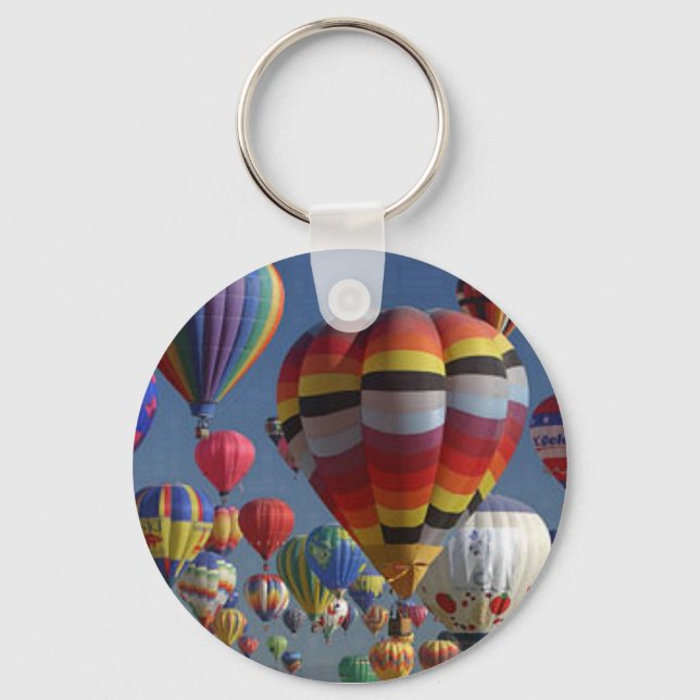 BIG BALLOONS by SHARON SHARPE Key Ring (Front)