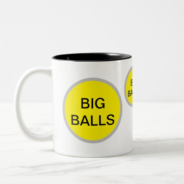 BIG BALLS Mug – Funny Inside Joke Gift (Left)