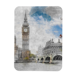 Big Ban, London, United Kingdom Magnet