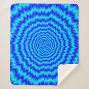 Big Bang Blues Sherpa Blanket