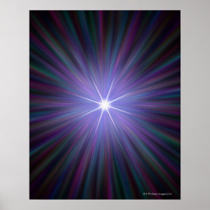 Big Bang, conceptual computer artwork. Poster