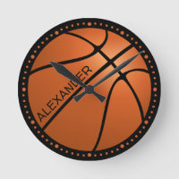 Big Basketball Personalise Clock