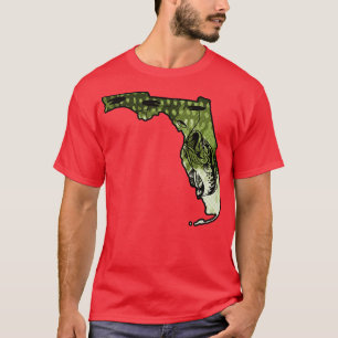 Big Bass Fishing Florida State Largemouth Bass Fis T-Shirt
