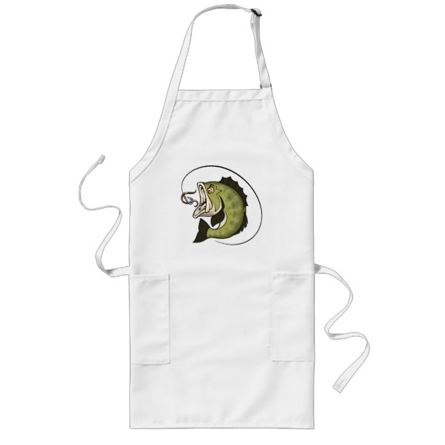 Big Bass Mouth Long Apron (Front)