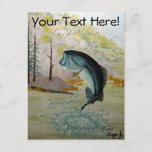 Big Bass! Postcard
