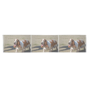 Big Basset Hound Short Table Runner