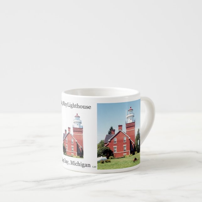 Big Bay Lighthouse espresso mug (Front Right)