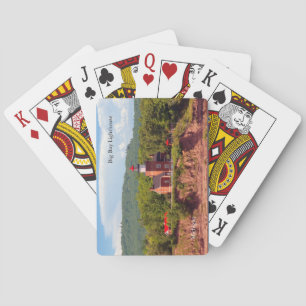 Big Bay Lighthouse from water playing cards