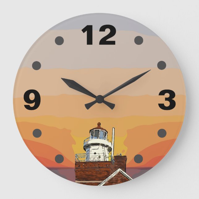BIG BAY POINT LARGE CLOCK (Front)