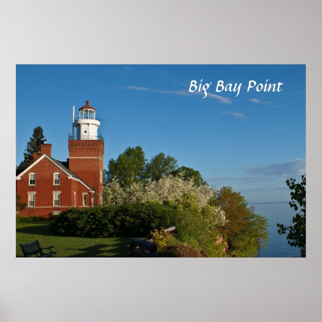 Big Bay Point Lighthouse Poster (Front)
