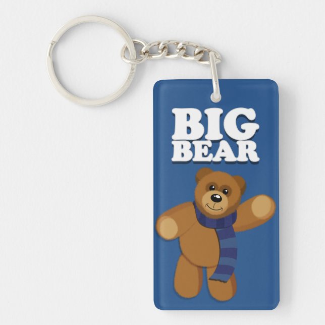 Big Bear Acrylic Keychain (Front)