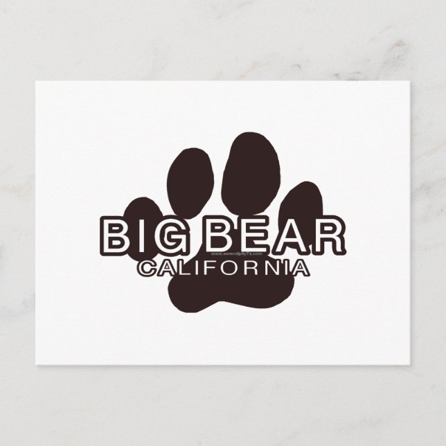 Big Bear California Postcard (Front)