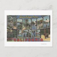 Big Bear Lake, California - Large Letter Scenes 2