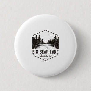 Big Bear Lake California Outdoors Vintage 6 Cm Round Badge