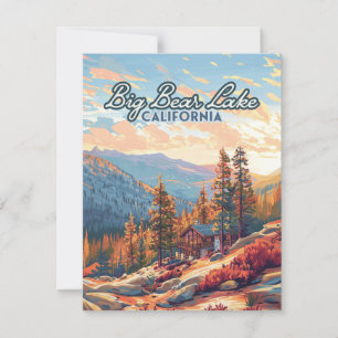 Big Bear Lake California San Bernardino Card
