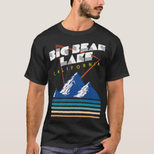 Big Bear Lake California USA Ski Resort BACK PRINT T-Shirt