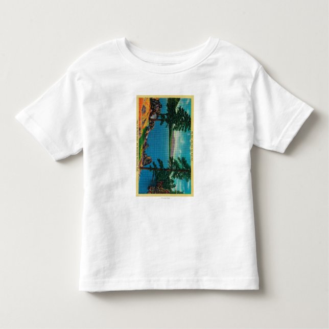 Big Bear Lake from the West End Toddler T-Shirt (Front)