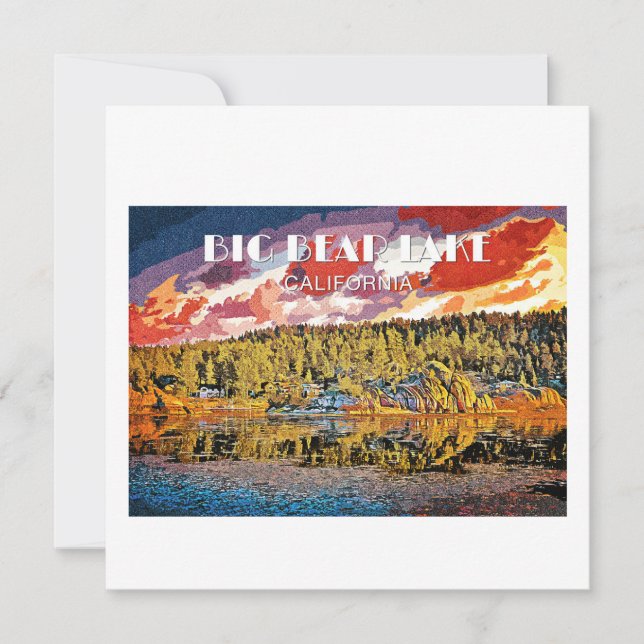 Big Bear Lake Holiday Card (Front)