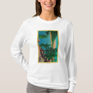 Big Bear Lake View on Rim o' The World Drive T-Shirt