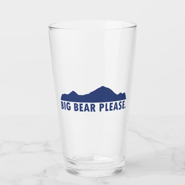 Big Bear Please Glass (Front)