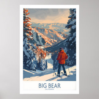 Big Bear Ski Print - California 1