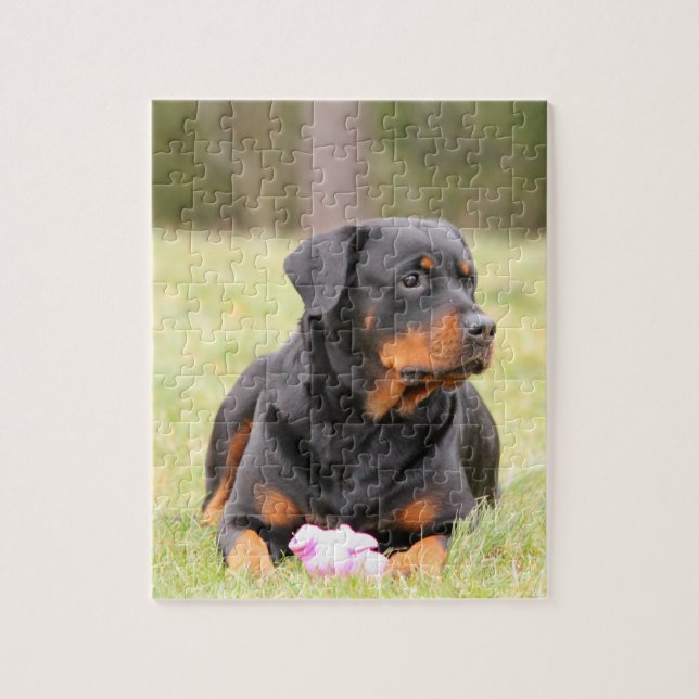 Big Beautiful Rottweiler Jigsaw Puzzle (Vertical)