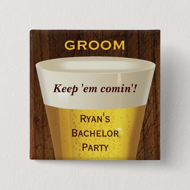 Big Beer Bachelor Button (Front)