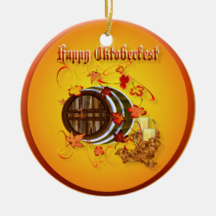 Big Beer-Happy Oktoberfest  Ornament