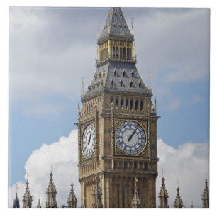 Big Ben and Houses of Parliament, London, Ceramic Tile