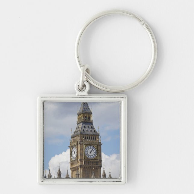 Big Ben and Houses of Parliament, London, Key Ring (Front)