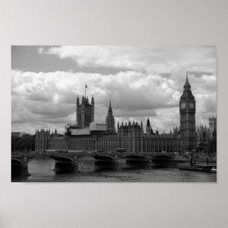Big Ben and Parliament (London) Poster
