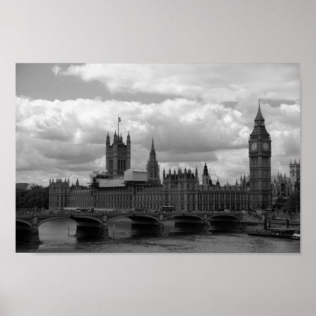 Big Ben and Parliament (London) Poster (Front)