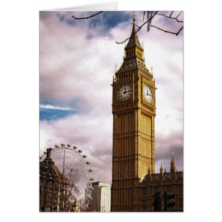 Big Ben and the London Eye