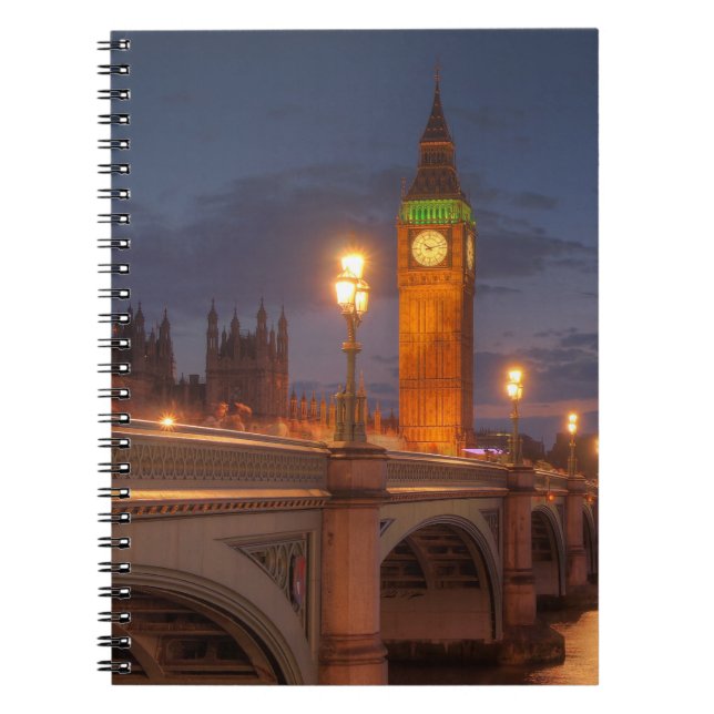 Big Ben and the Westminster Bridge Notebook (Front)
