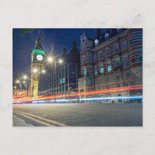 Big Ben at Night   London, England Postcard