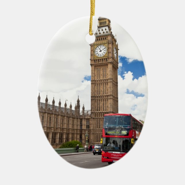 Big Ben Ceramic Ornament (Front)