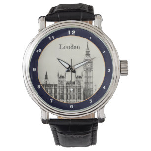 Big Ben Clock & London, Westminster /vintage UK Wa Watch