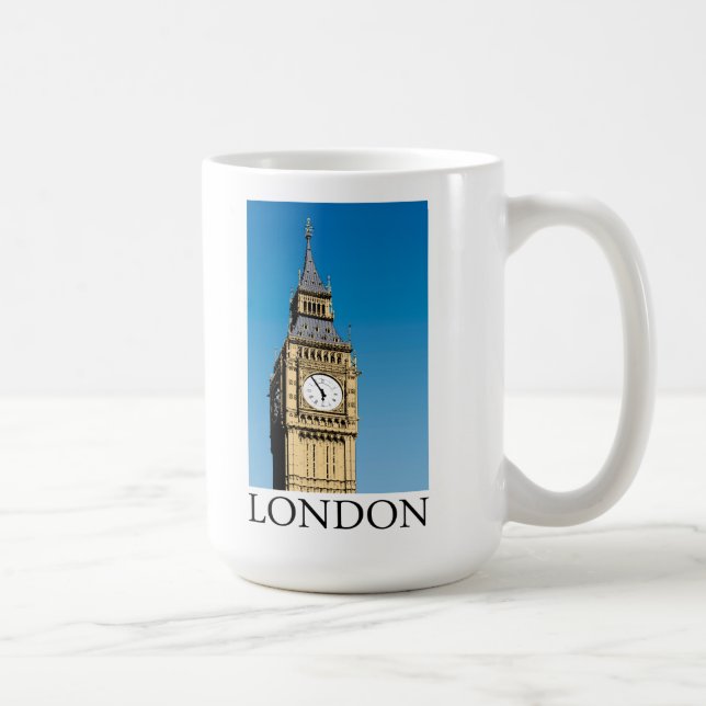 Big Ben Clock Tower Coffee Mug (Right)