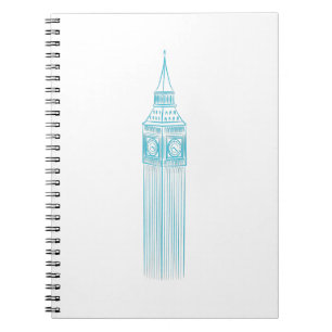 Big Ben Clock Tower Landmark Notebook