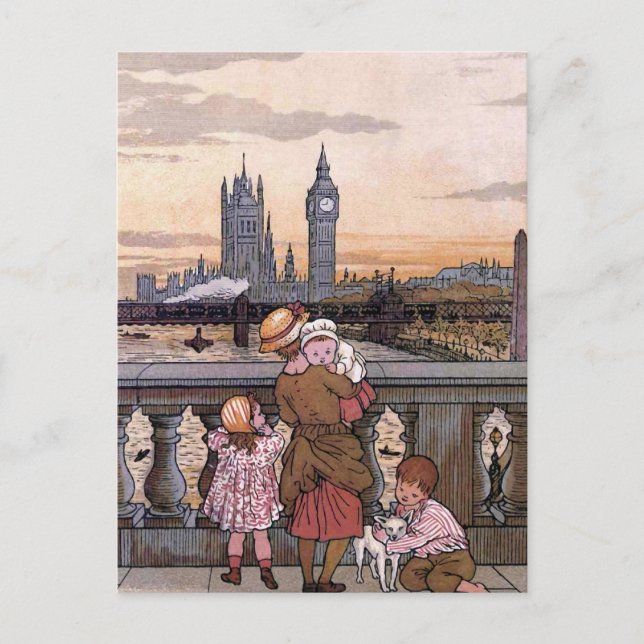 "Big Ben Clock Tower, London" Postcard (Front)