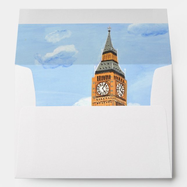 Big Ben Envelope  (Back (Bottom))
