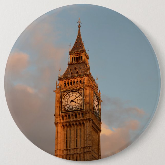 Big Ben in London button (Front)