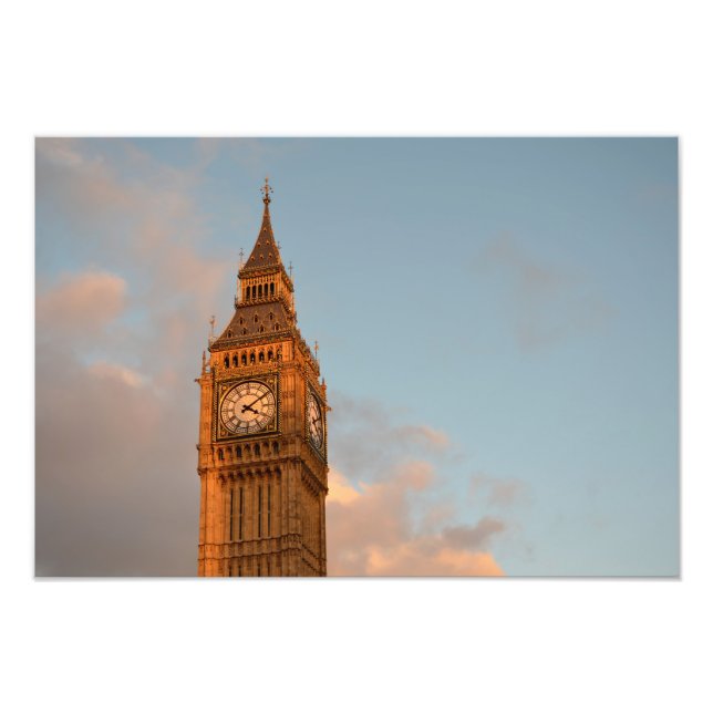 Big Ben in London photo print (Front)